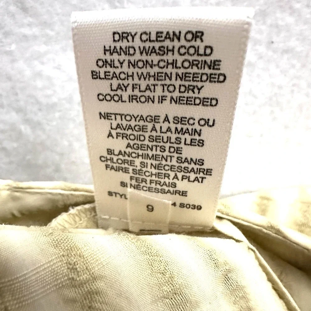 Rebecca‎ Taylor Sz 6 Faux Wrap Lightweight Skirt Dark And Light Green